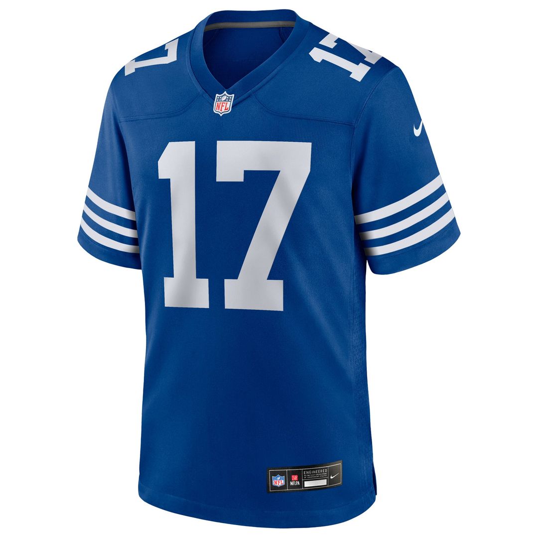 Indianapolis Colts Daniel Jones Royal Alternate Game Jersey | NFL Football Jersey