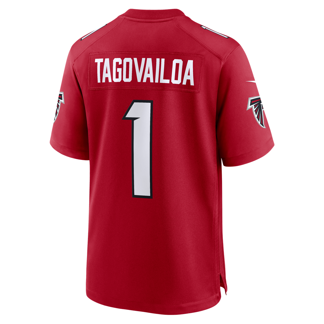 Atlanta Falcons Tua Tagovailoa Red Game Jersey | NFL Football Jersey