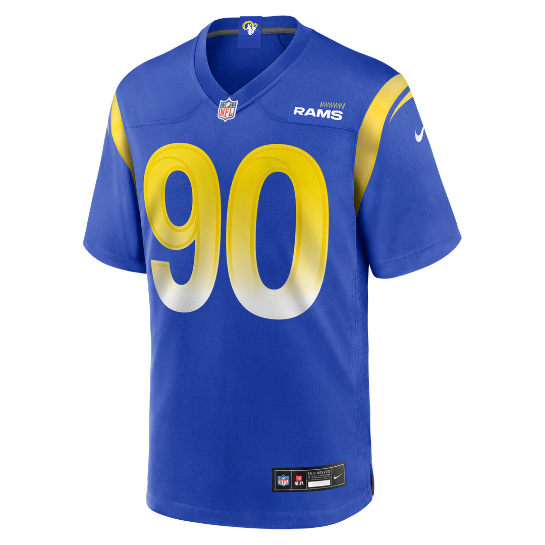 Los Angeles Rams Tyler Davis Royal Team Game Jersey | NFL Football Jersey