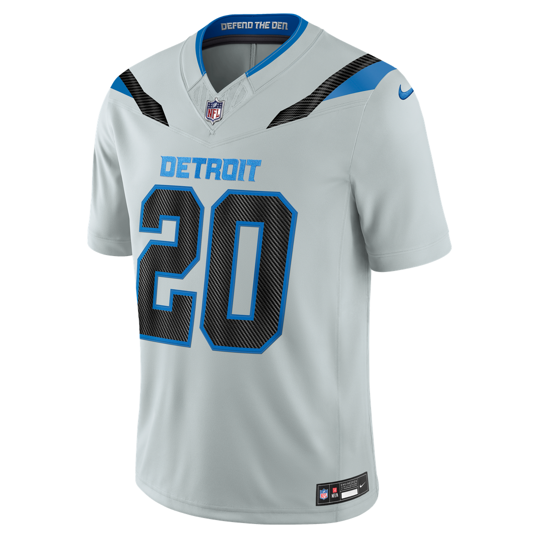 Detroit Lions Barry Sanders Silver 2026 Rivalries Collection Stitched Limited Jersey | NFL Football Jersey