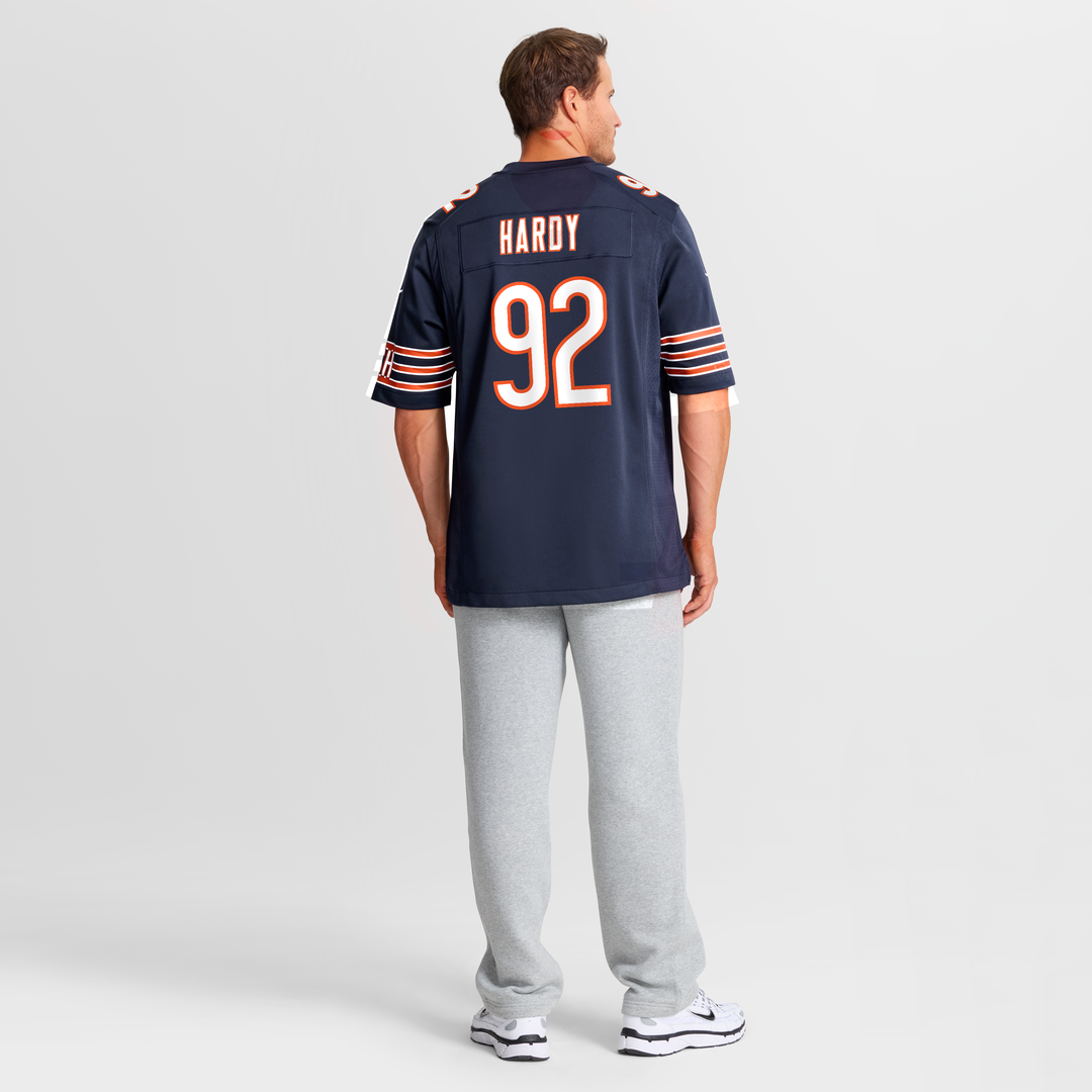 Chicago Bears Daniel Hardy Navy Team Game Jersey | NFL Football Jersey