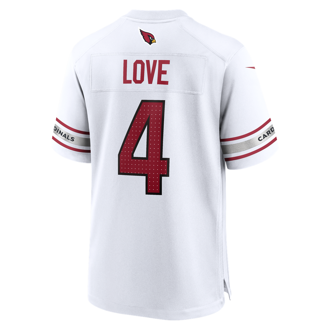Arizona Cardinals Jeremiyah Love White Game Player Jersey | NFL Football Jersey