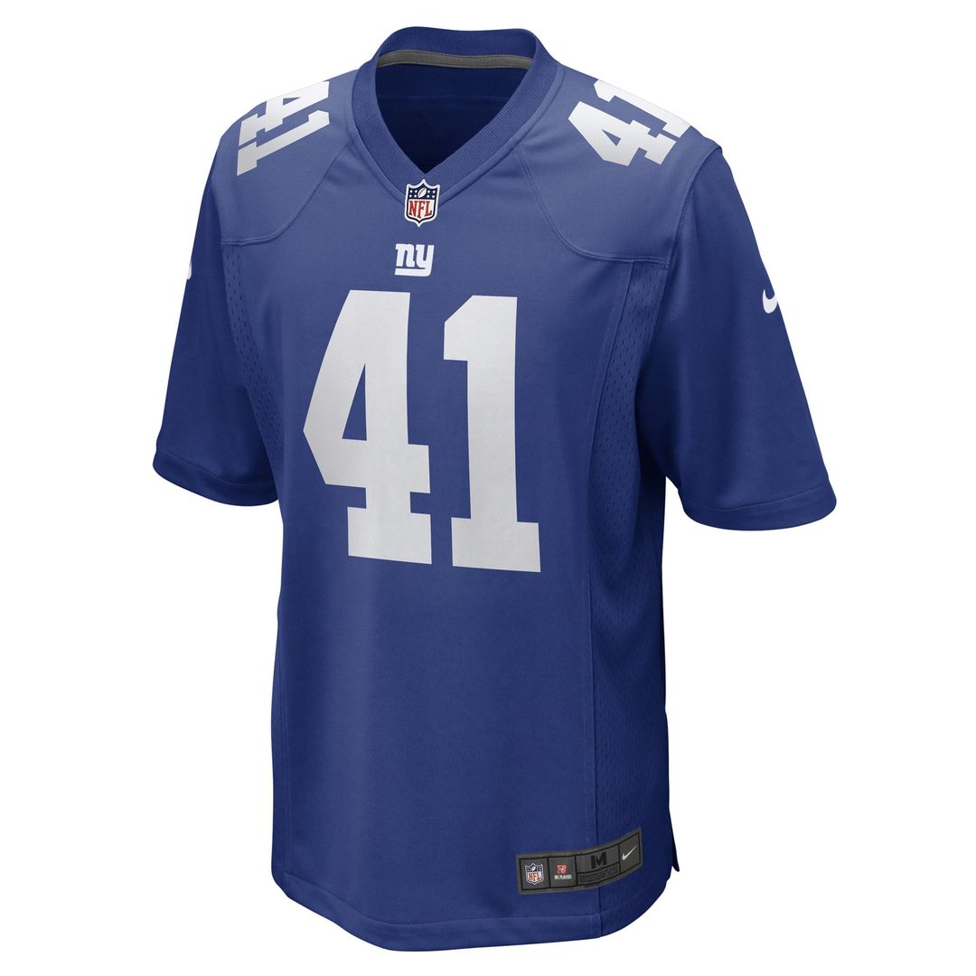 New York Giants Micah McFadden Royal Game Player Jersey | NFL Football Jersey