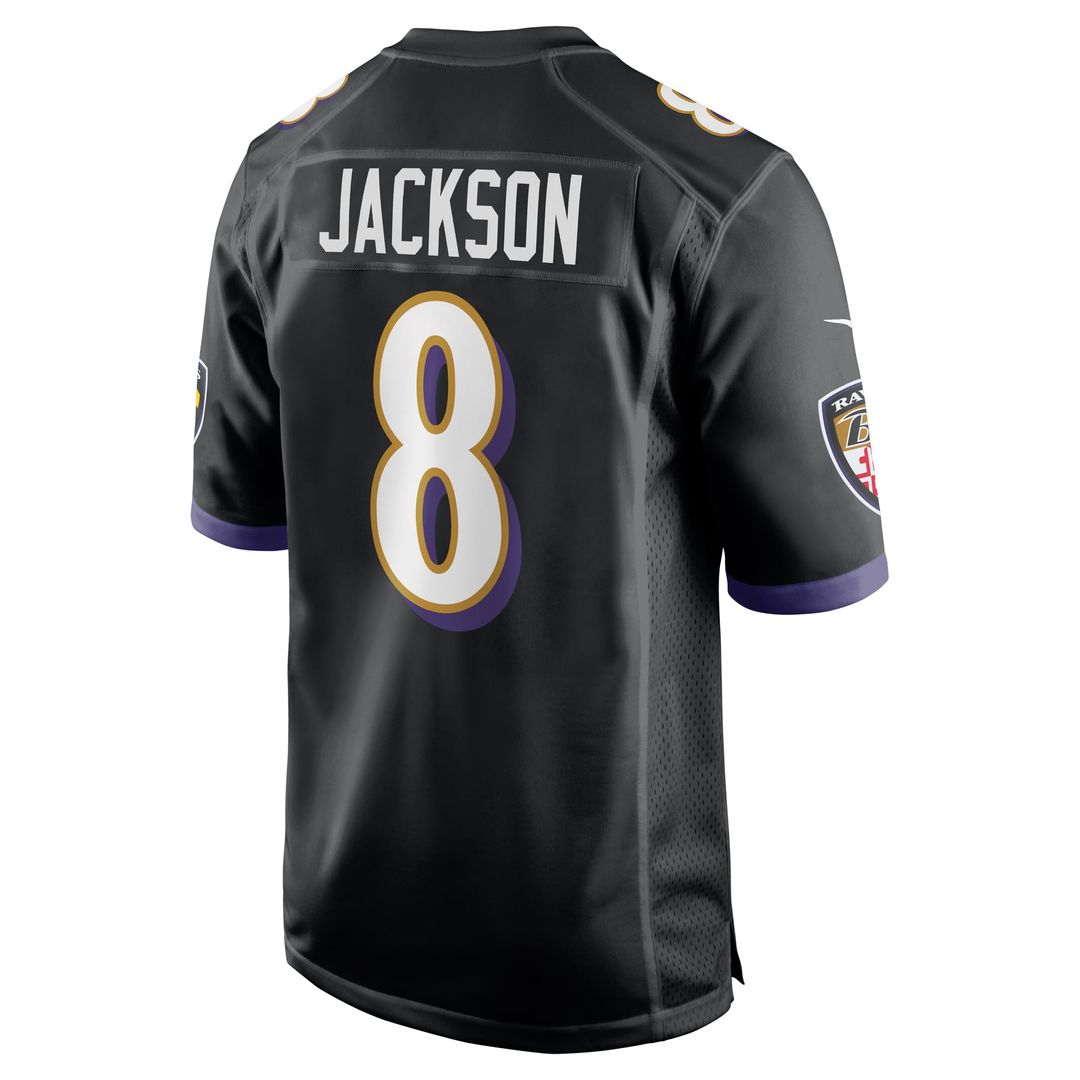 Baltimore Ravens Lamar Jackson White Game Jersey | NFL Football Jersey