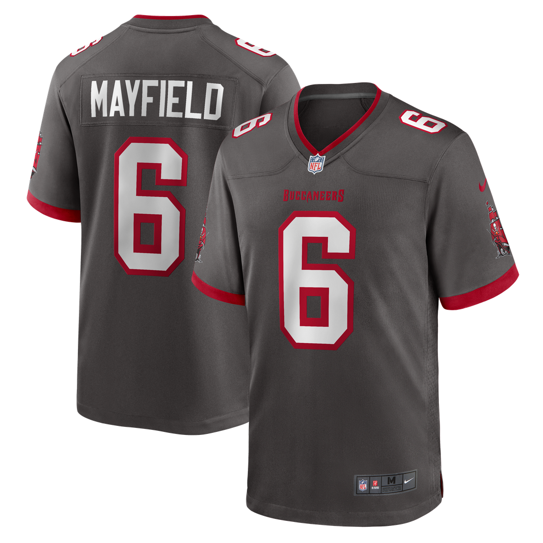 Tampa Bay Buccaneers Baker Mayfield Orange Throwback Game Jersey | NFL Football Jersey