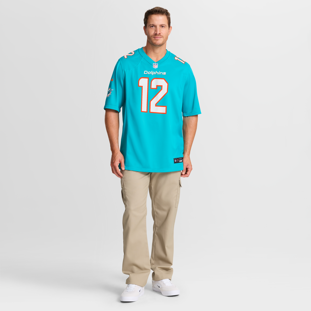 Miami Dolphins Bob Griese Aqua Game Retired Player Jersey | NFL Football Jersey