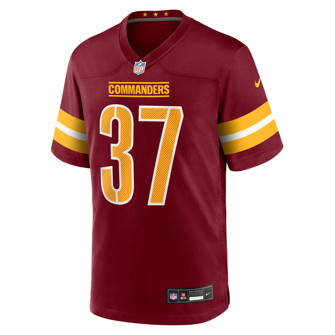 Washington Commanders Car'lin Vigers Burgundy Team Game Jersey | NFL Football Jersey