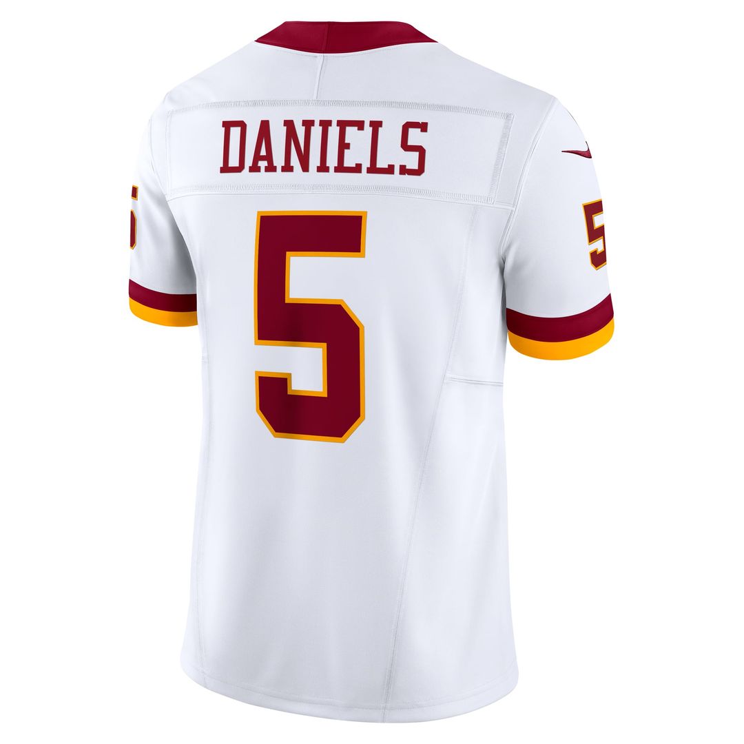 Washington Commanders Jayden Daniels White Vapor F.U.S.E. Limited Super Bowl Era Jersey | NFL Football Jersey