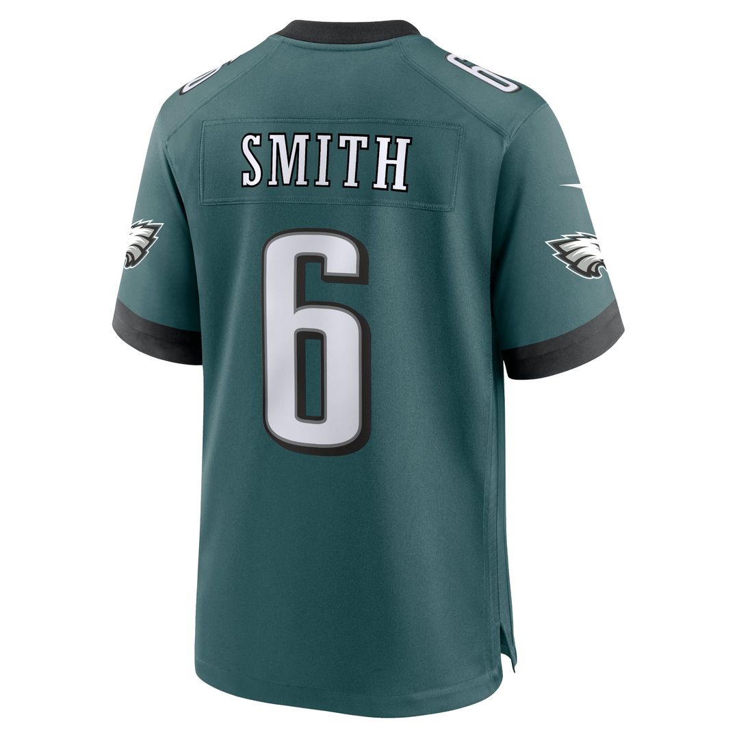 Philadelphia Eagles DeVonta Smith Midnight Green Team Game Jersey | NFL Football Jersey
