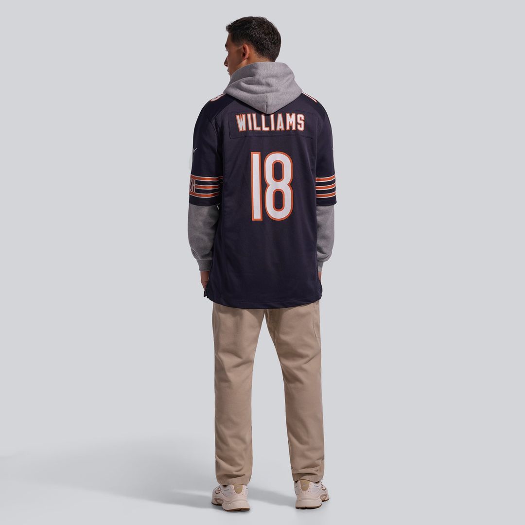 Chicago Bears Caleb Williams White First Round Pick Player Game Jersey | NFL Football Jersey