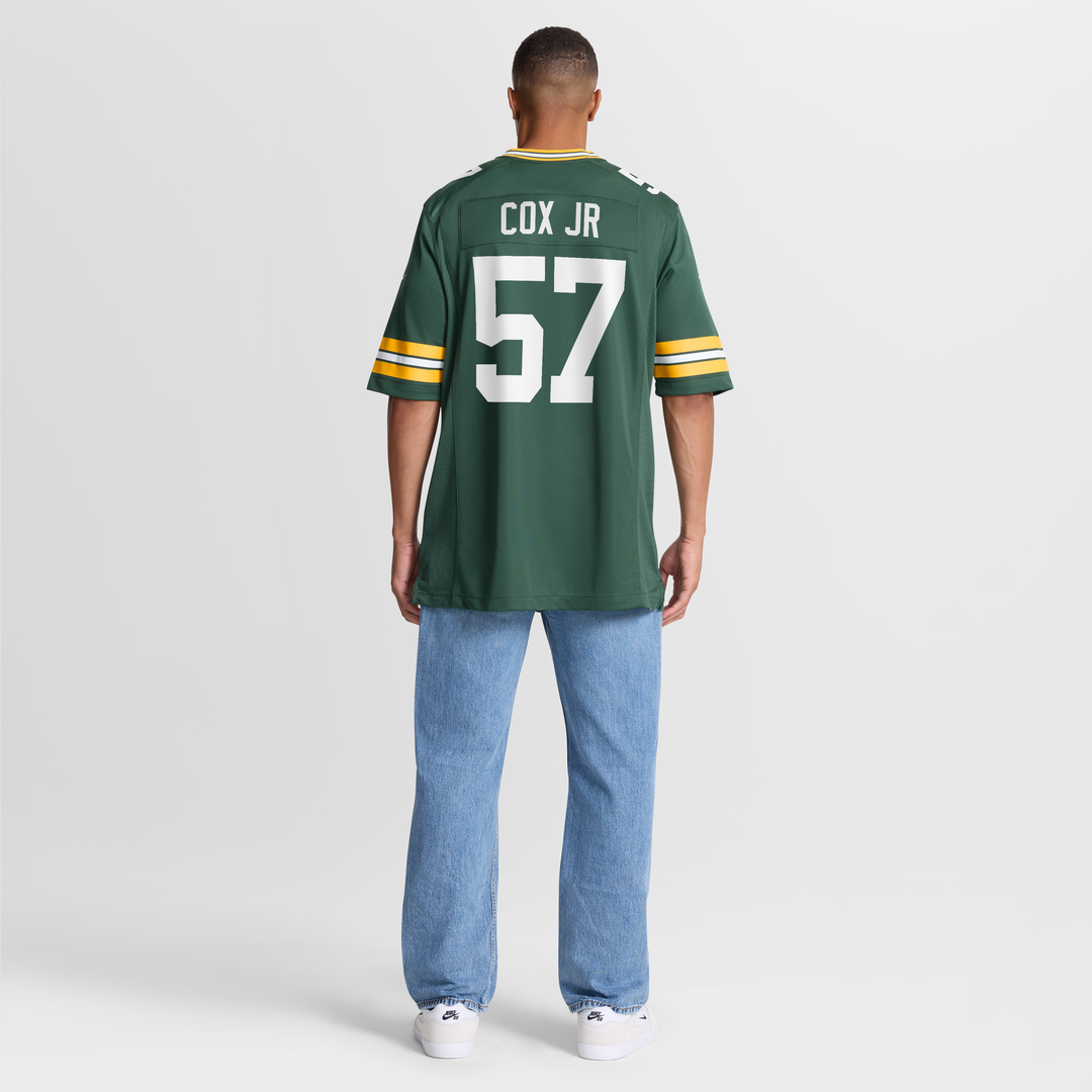 Green Bay Packers Brenton Cox Jr. Green Game Jersey | NFL Football Jersey