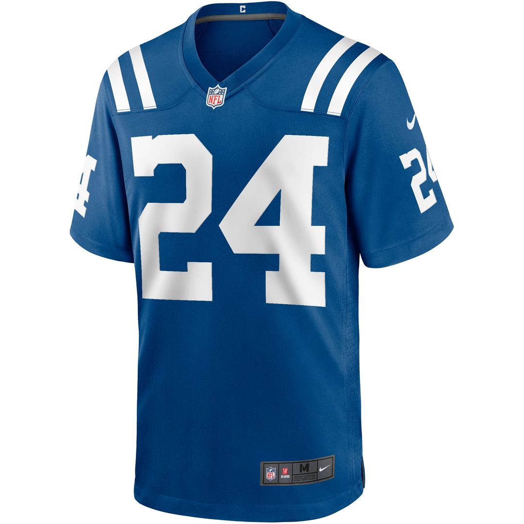 Indianapolis Colts Lenny Moore Royal Game Retired Player Jersey | NFL Football Jersey