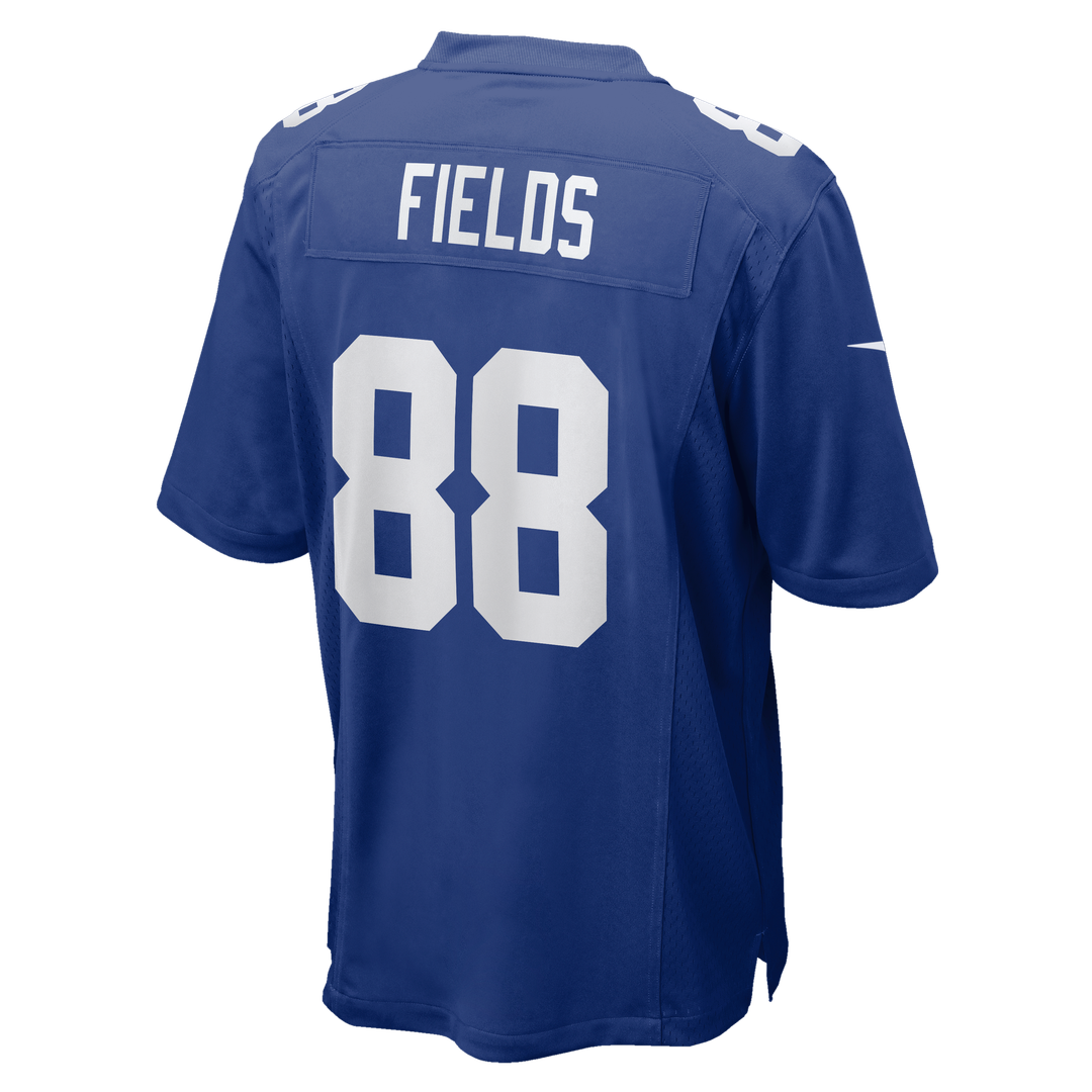 New York Giants Malachi Fields Royal Team Game Jersey | NFL Football Jersey