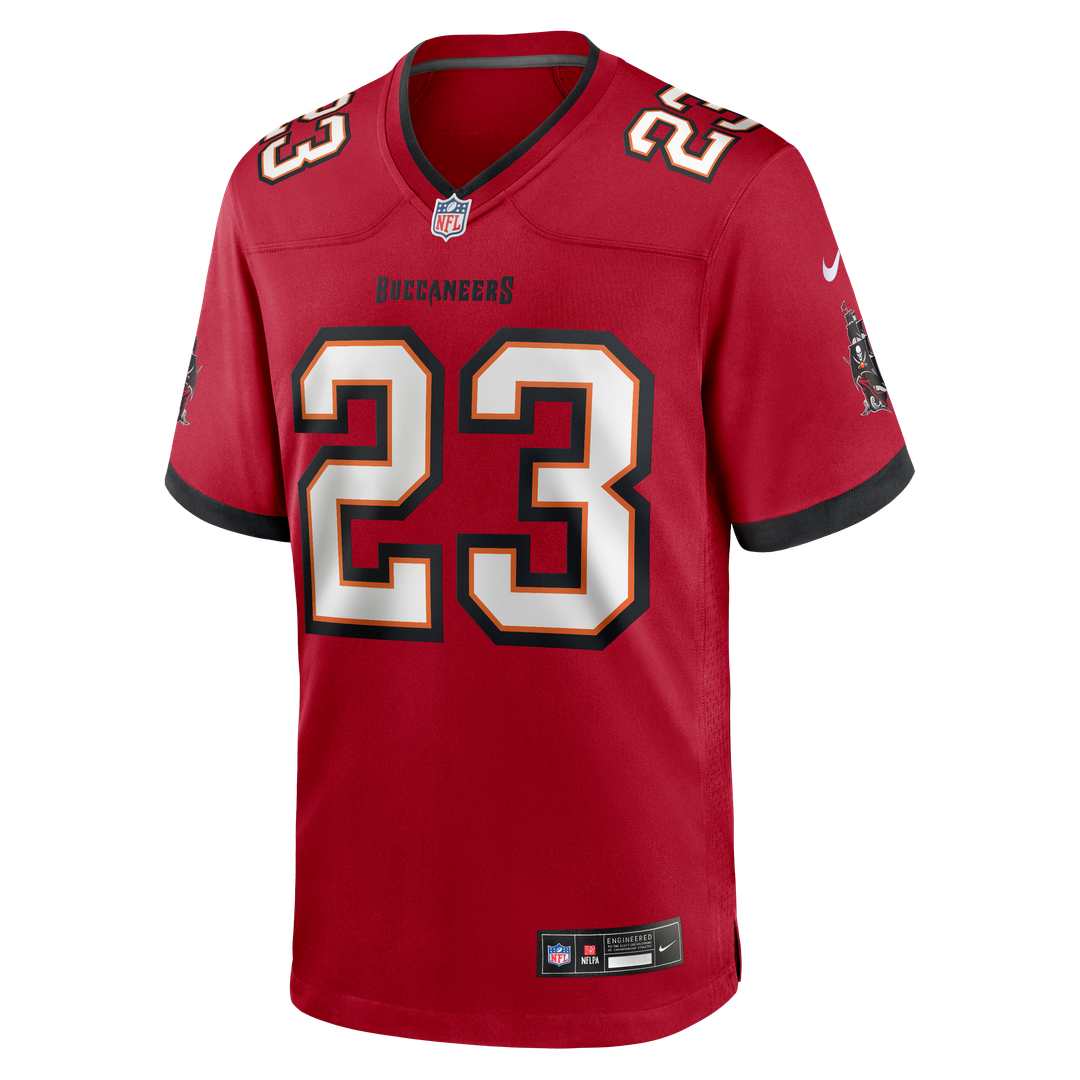Tampa Bay Buccaneers Tykee Smith Red Game Jersey | NFL Football Jersey