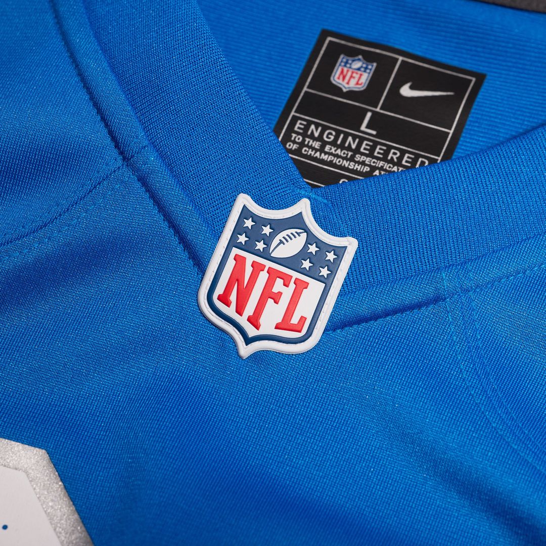 Detroit Lions Jack Campbell Blue Game Jersey | NFL Football Jersey