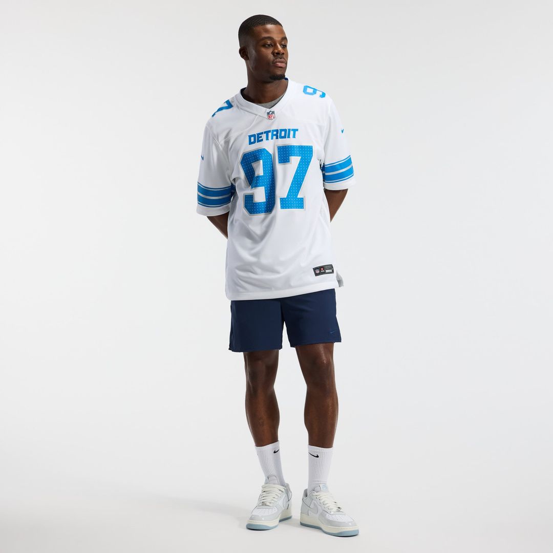 Detroit Lions Aidan Hutchinson Black 2nd Alternate Game Jersey | NFL Football Jersey