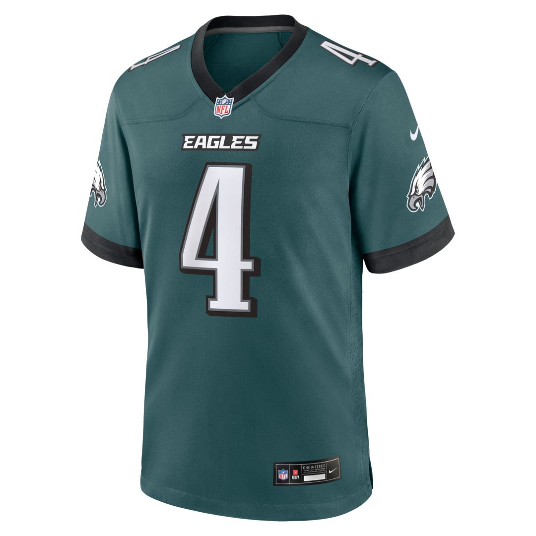 Philadelphia Eagles Jake Elliott Midnight Green Team Game Jersey | NFL Football Jersey