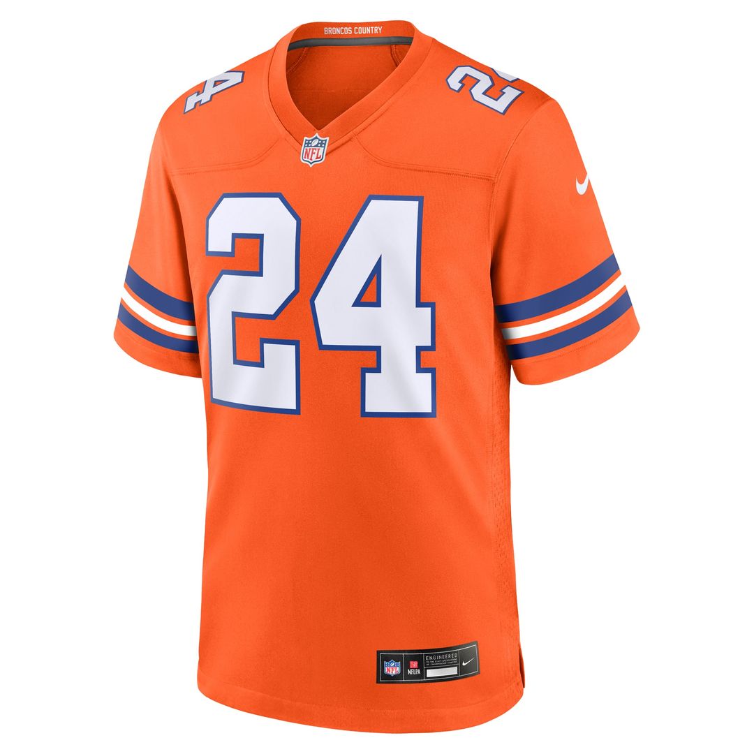 Denver Broncos Champ Bailey Orange Retired Player Alternate Game Jersey | NFL Football Jersey
