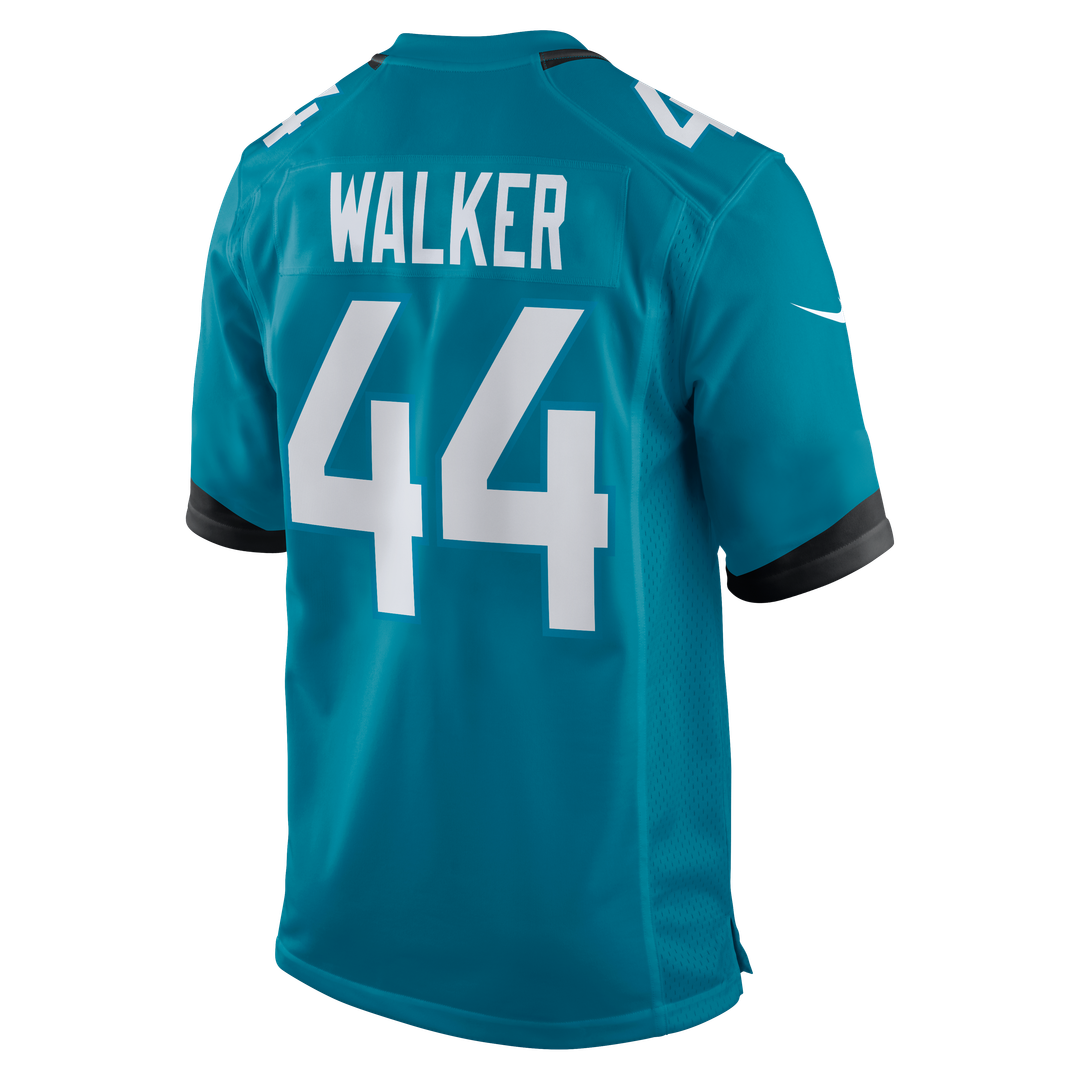 Jacksonville Jaguars Travon Walker Teal Player Game Jersey | NFL Football Jersey