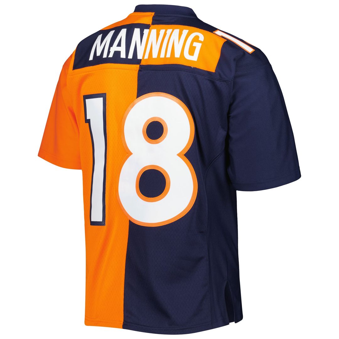 Denver Broncos Peyton Manning Navy/Orange 2015 Split Legacy Replica Jersey | NFL Football Jersey