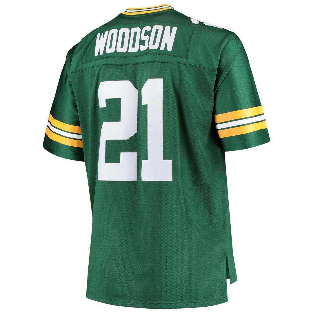 Green Bay Packers Charles Woodson Green Big & Tall 2010 Retired Player Replica Jersey | NFL Football Jersey