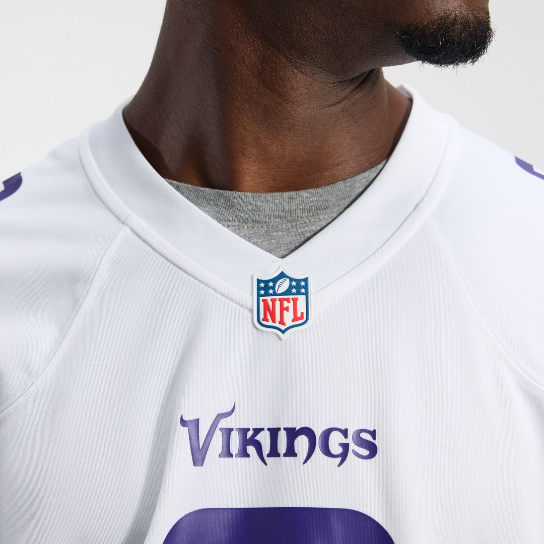 Minnesota Vikings J.J. McCarthy White Game Jersey | NFL Football Jersey