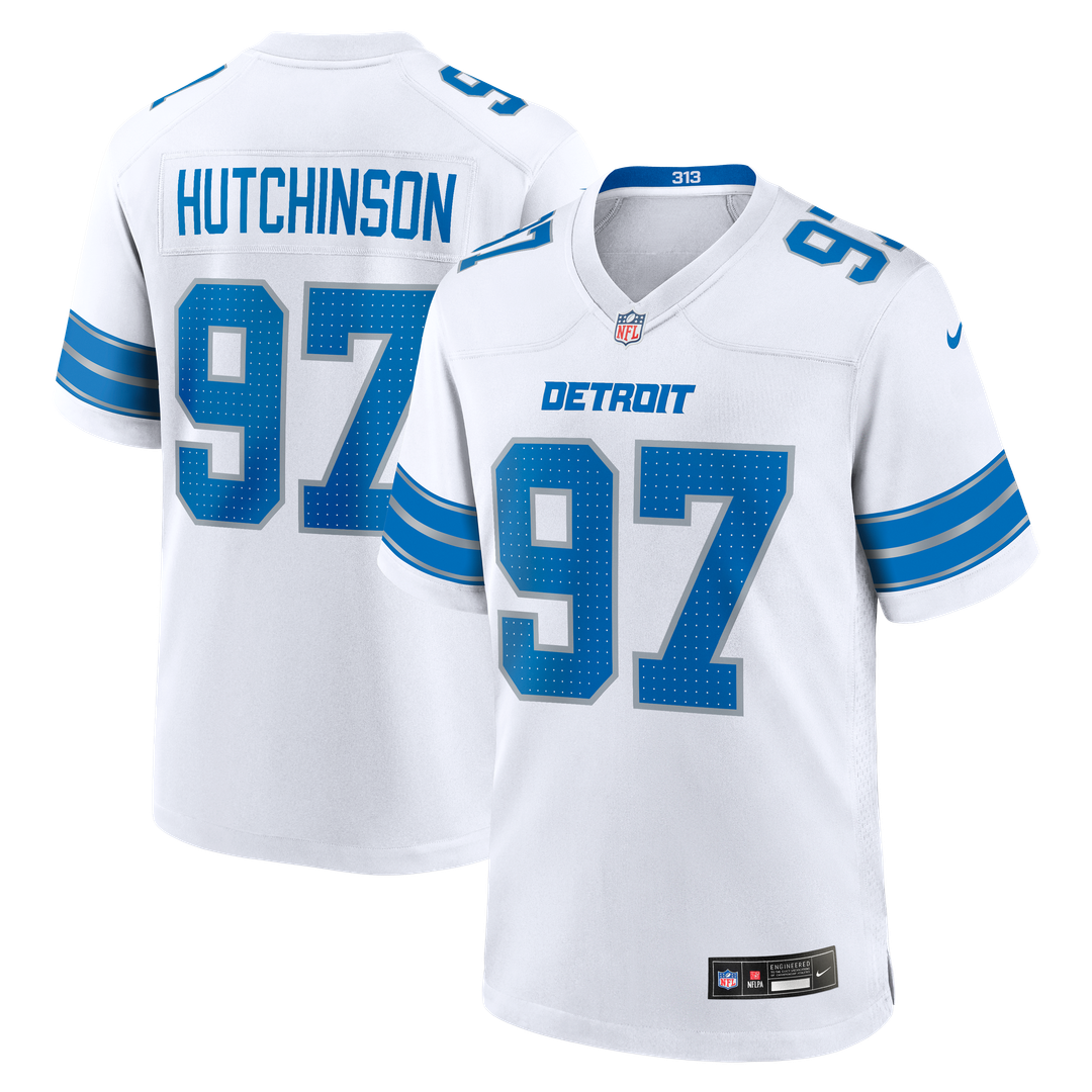 Detroit Lions Aidan Hutchinson Black 2nd Alternate Game Jersey | NFL Football Jersey