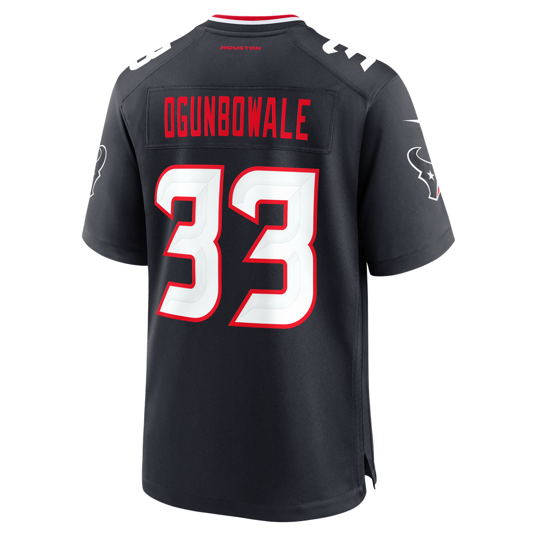 Houston Texans Dare Ogunbowale Navy Team Game Jersey | NFL Football Jersey