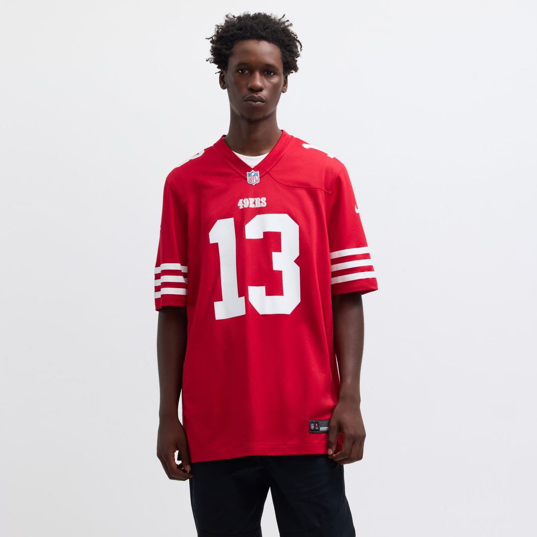 San Francisco 49ers Brock Purdy Scarlet Game Player Jersey | NFL Football Jersey