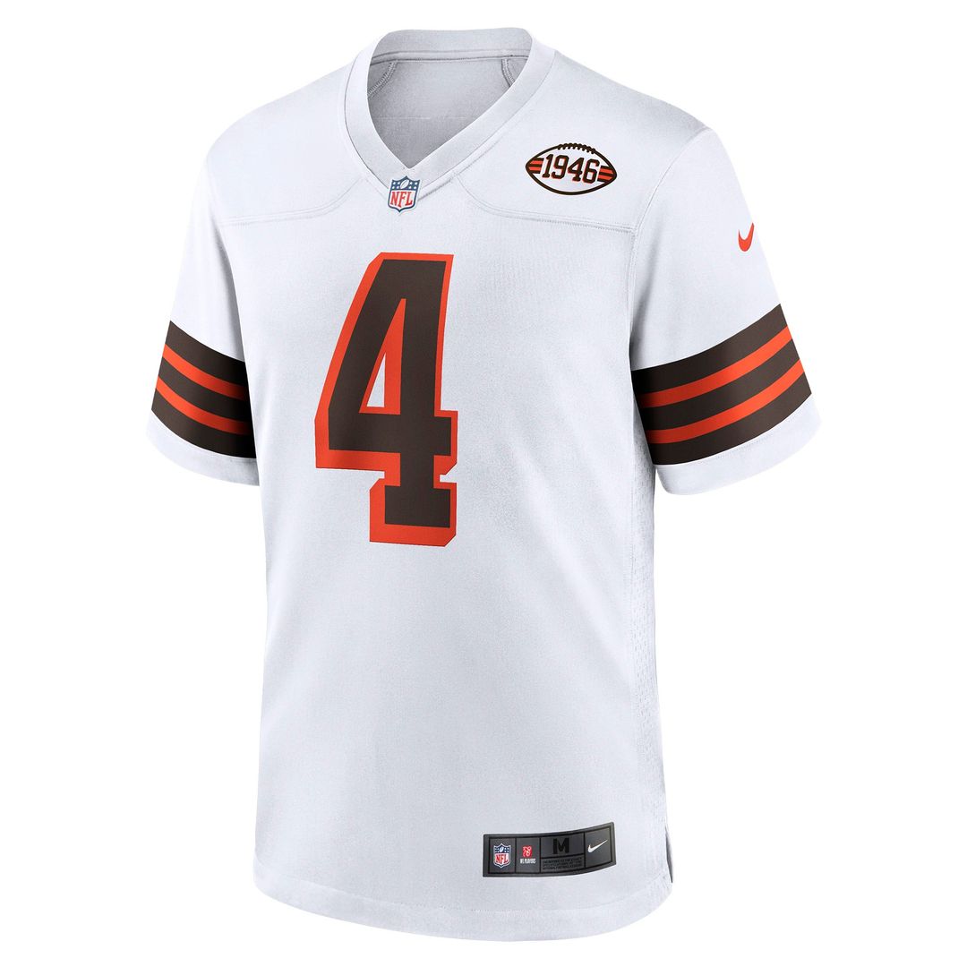 Cleveland Browns Deshaun Watson Brown Alternate Game Jersey | NFL Football Jersey