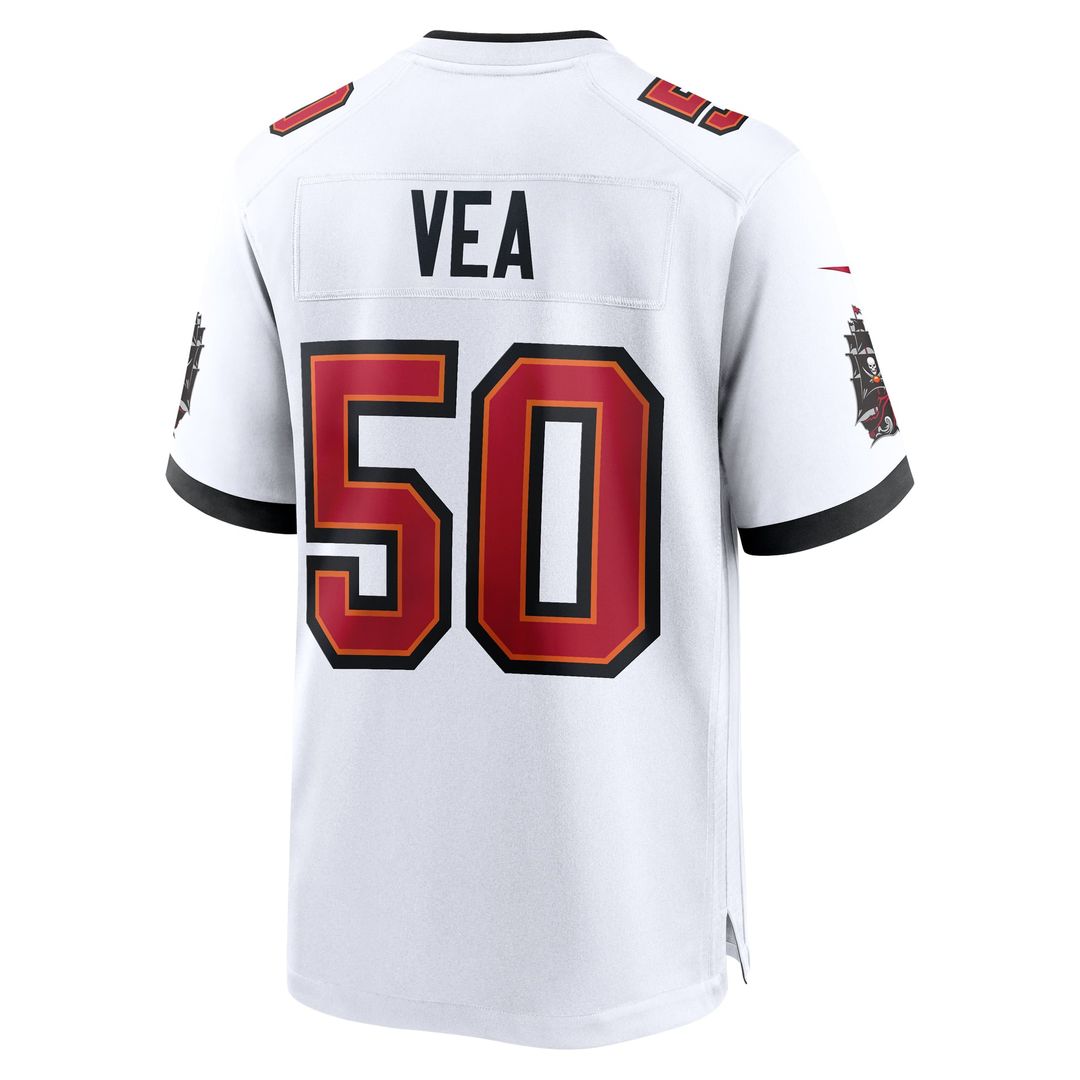 Tampa Bay Buccaneers Vita Vea White White Game Jersey | NFL Football Jersey