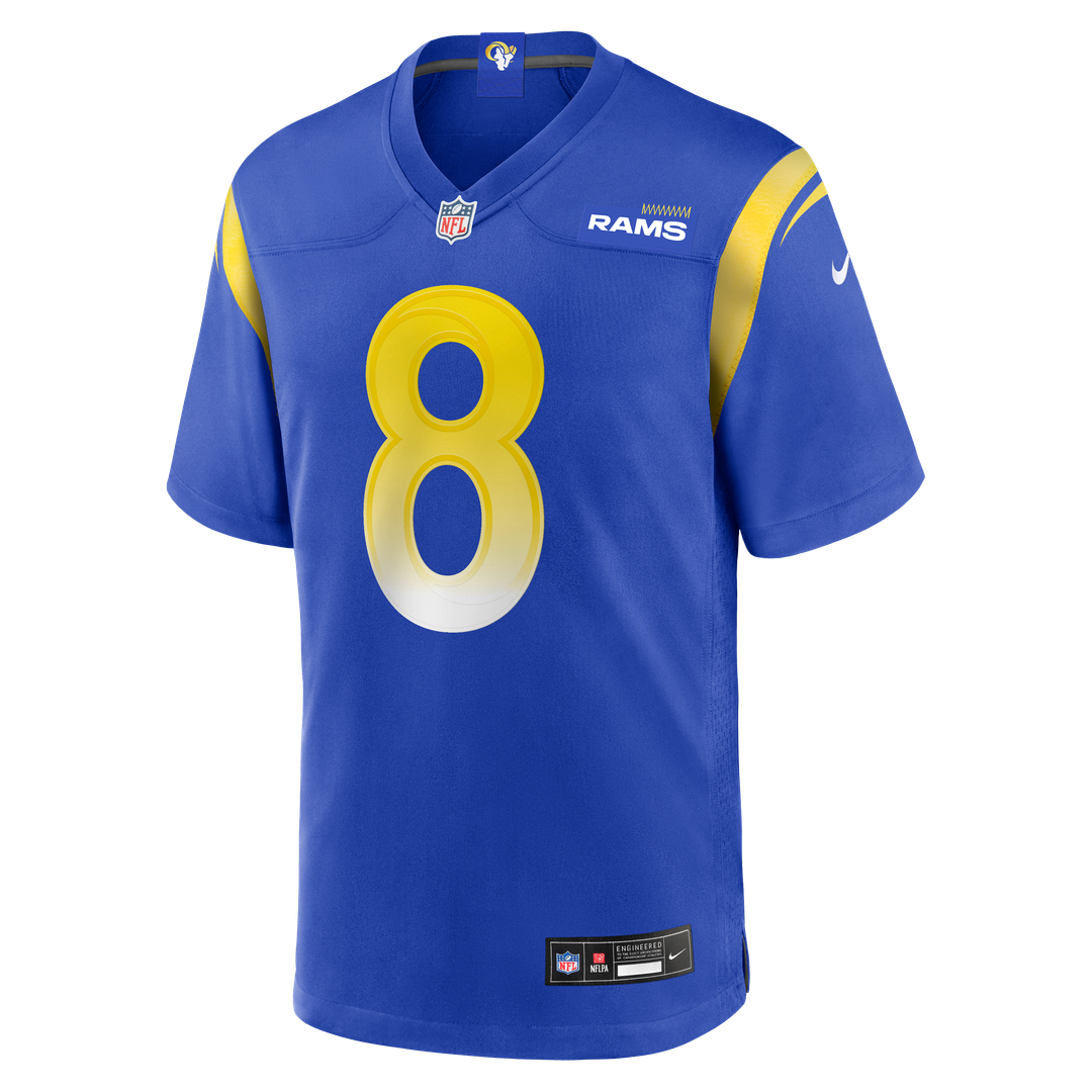 Los Angeles Rams Jared Verse White White Game Player Jersey | NFL Football Jersey