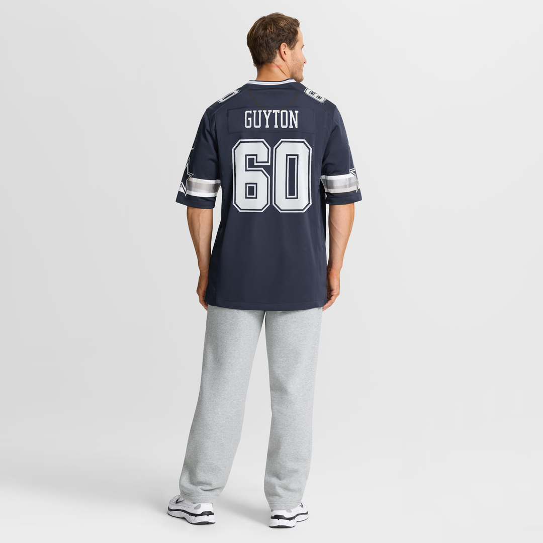 Dallas Cowboys Tyler Guyton Navy Player Game Jersey | NFL Football Jersey