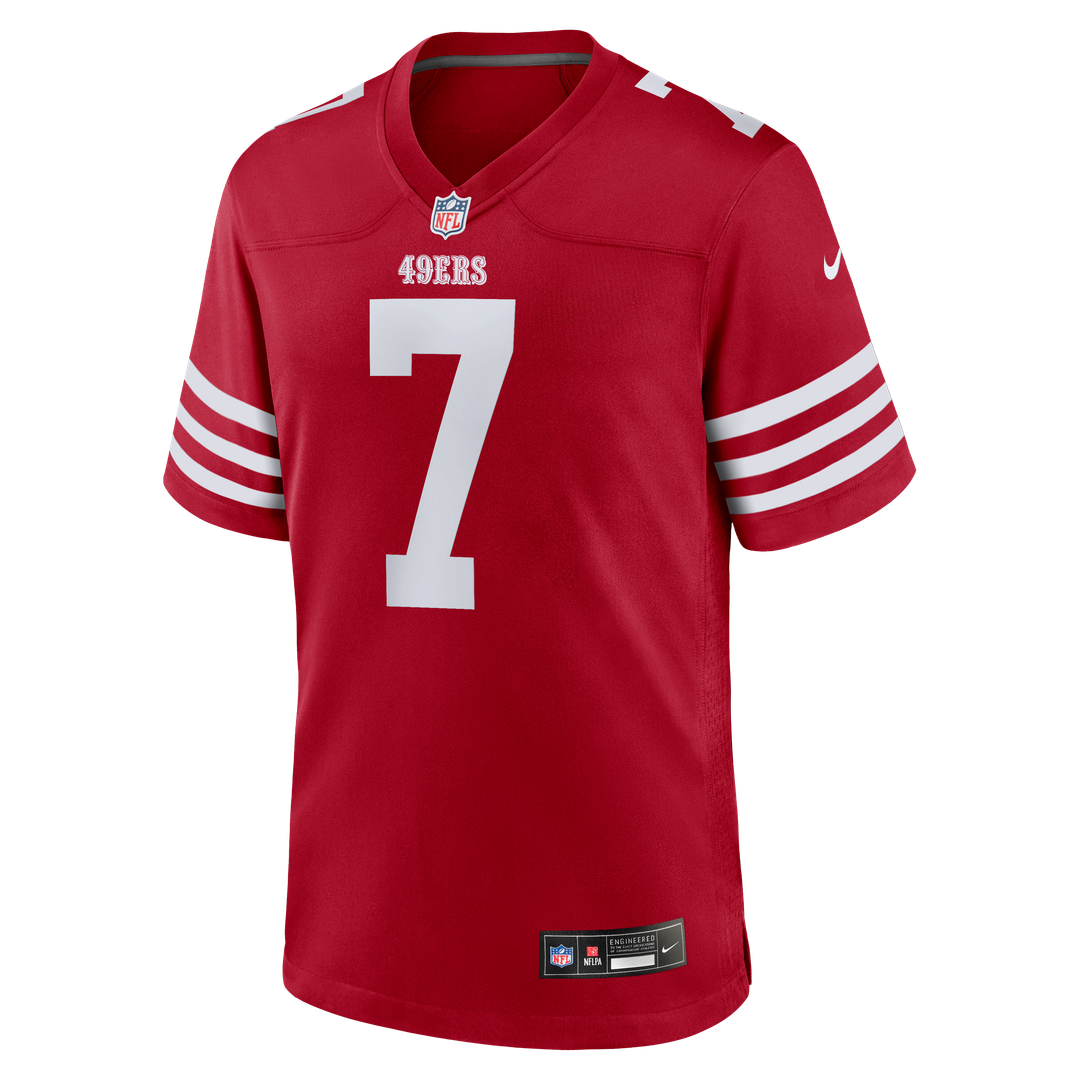 San Francisco 49ers Thomas Morstead Scarlet Team Game Jersey | NFL Football Jersey