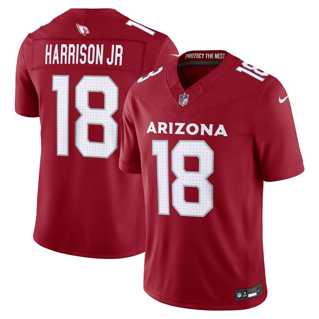 Arizona Cardinals Marvin Harrison Jr. White Vapor F.U.S.E. Stitched Limited Jersey | NFL Football Jersey
