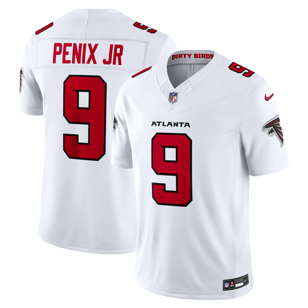 Atlanta Falcons Michael Penix Jr. Black Alternate Throwback Vapor F.U.S.E. Stitched Limited Jersey | NFL Football Jersey