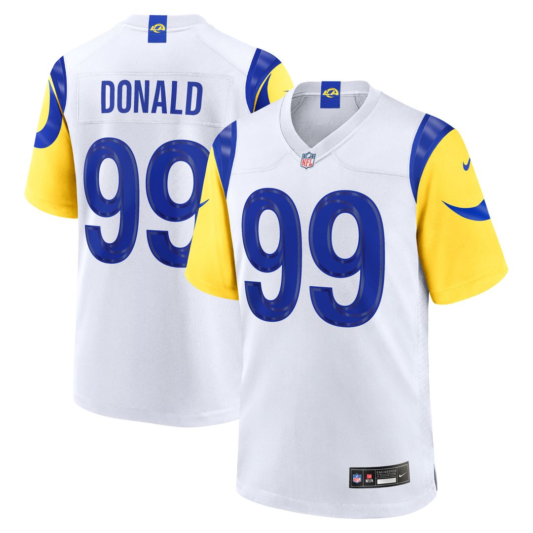Los Angeles Rams Aaron Donald Royal Game Jersey | NFL Football Jersey