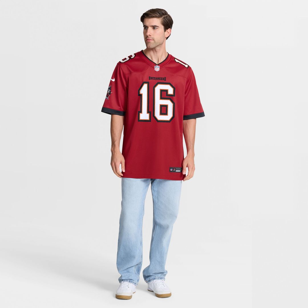 Tampa Bay Buccaneers Easton Stick Red Team Game Jersey | NFL Football Jersey