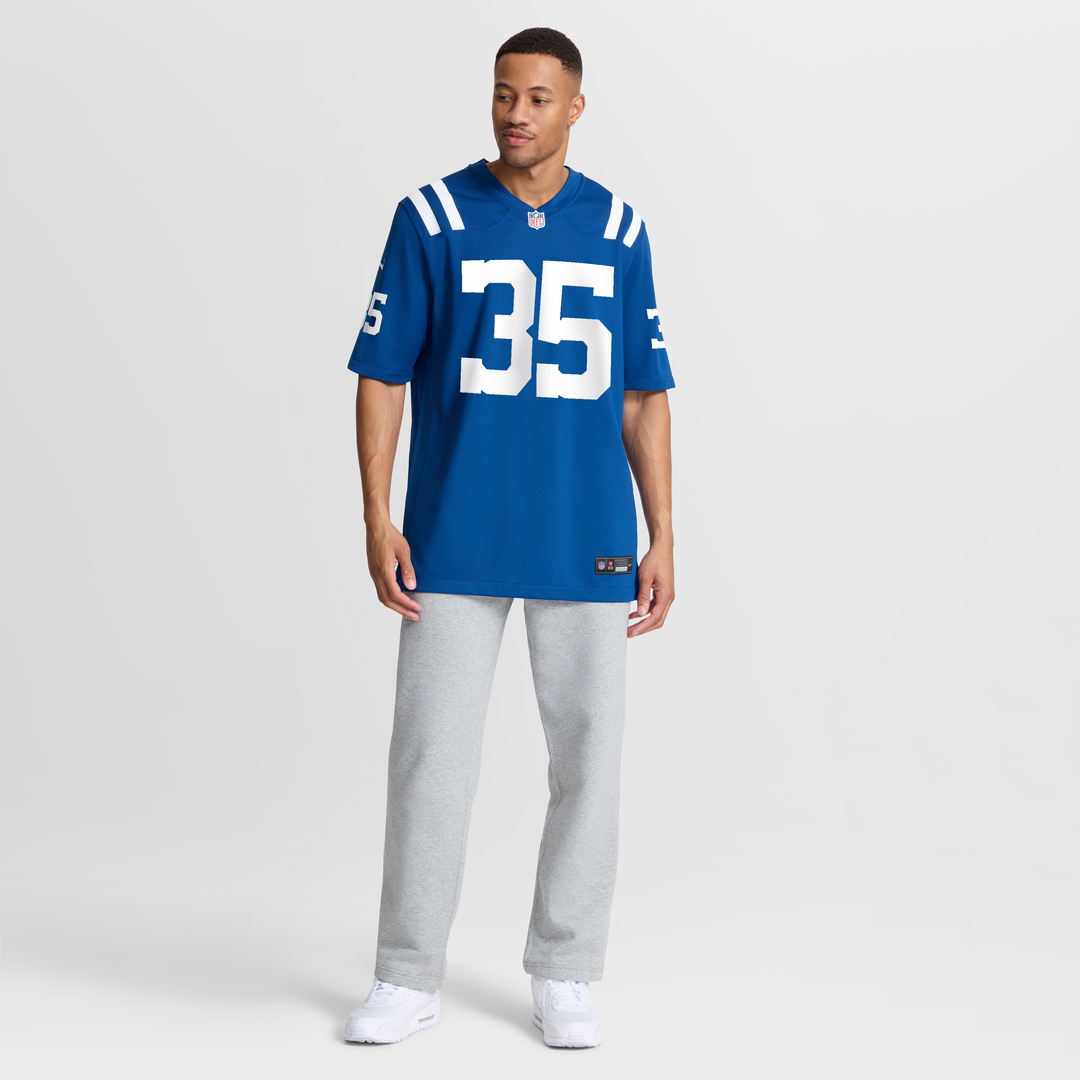 Indianapolis Colts Johnathan Edwards Royal Team Game Jersey | NFL Football Jersey