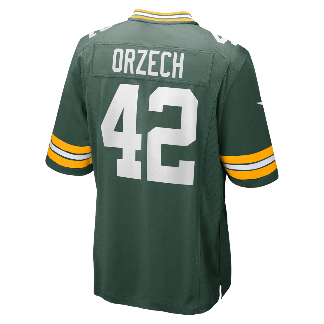 Green Bay Packers Matt Orzech Green Game Jersey | NFL Football Jersey