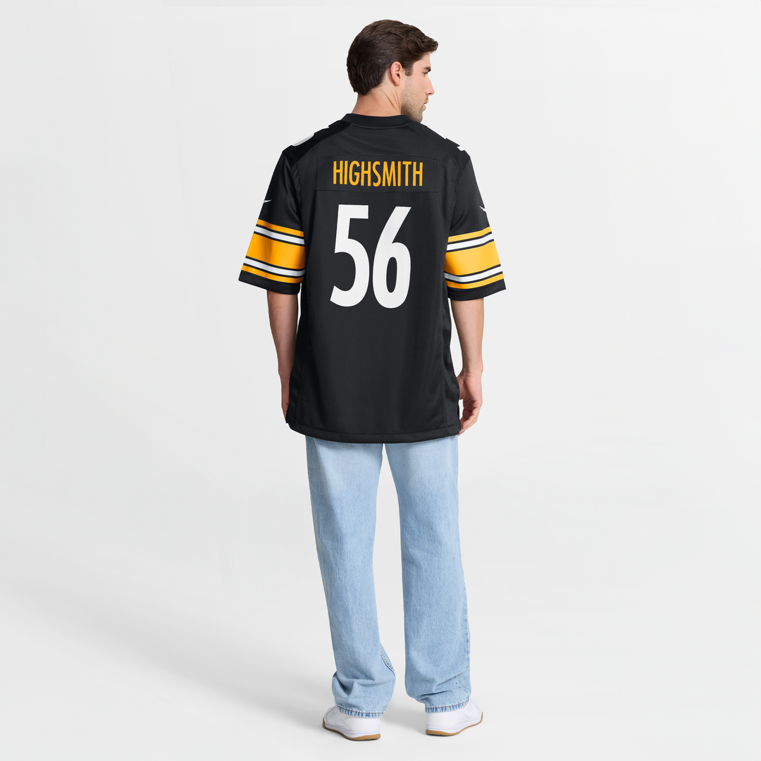 Pittsburgh Steelers Alex Highsmith Black Game Jersey | NFL Football Jersey