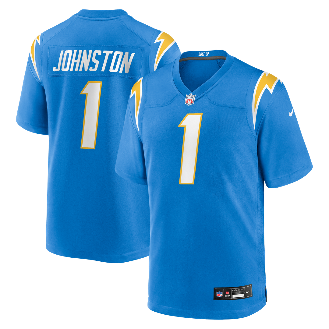 Los Angeles Chargers Quentin Johnston Powder Blue Game Player Jersey | NFL Football Jersey