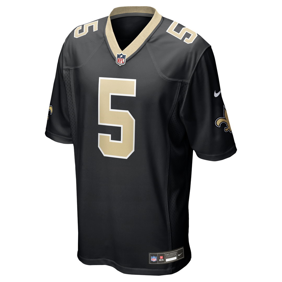New Orleans Saints Kendre Miller Black Team Game Jersey | NFL Football Jersey