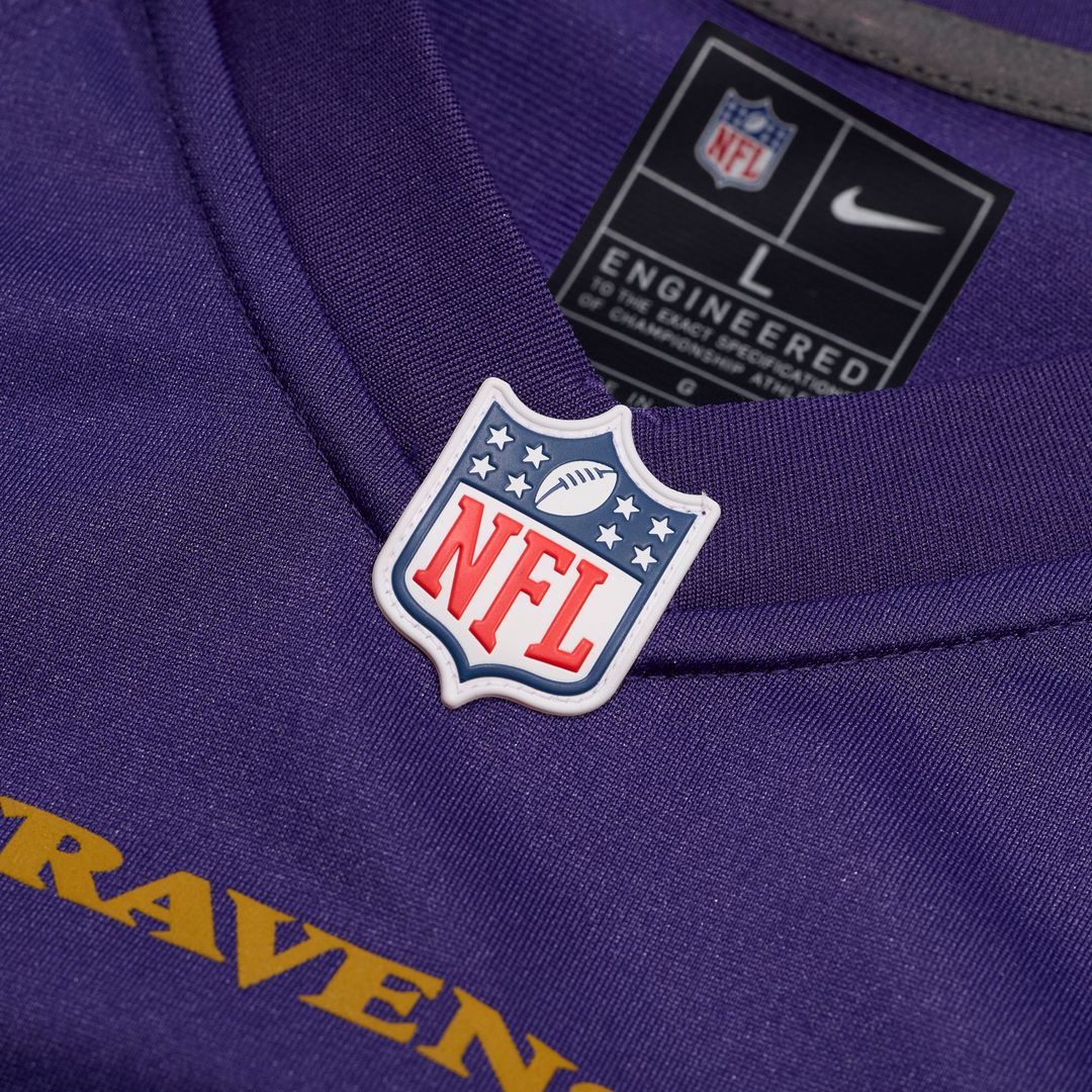 Baltimore Ravens Lamar Jackson Purple Alternate Game Jersey | NFL Football Jersey