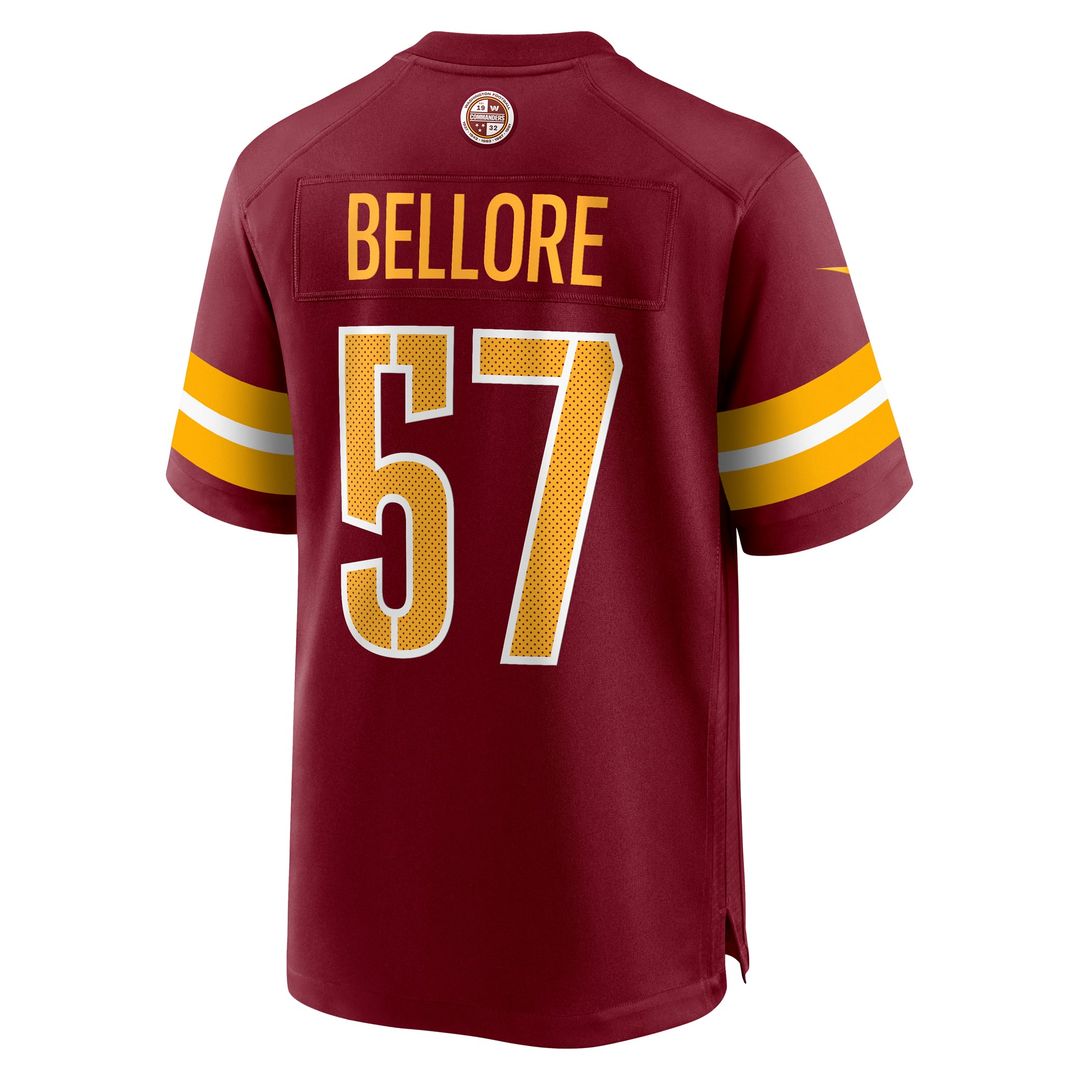 Washington Commanders Nick Bellore Burgundy Team Game Jersey | NFL Football Jersey