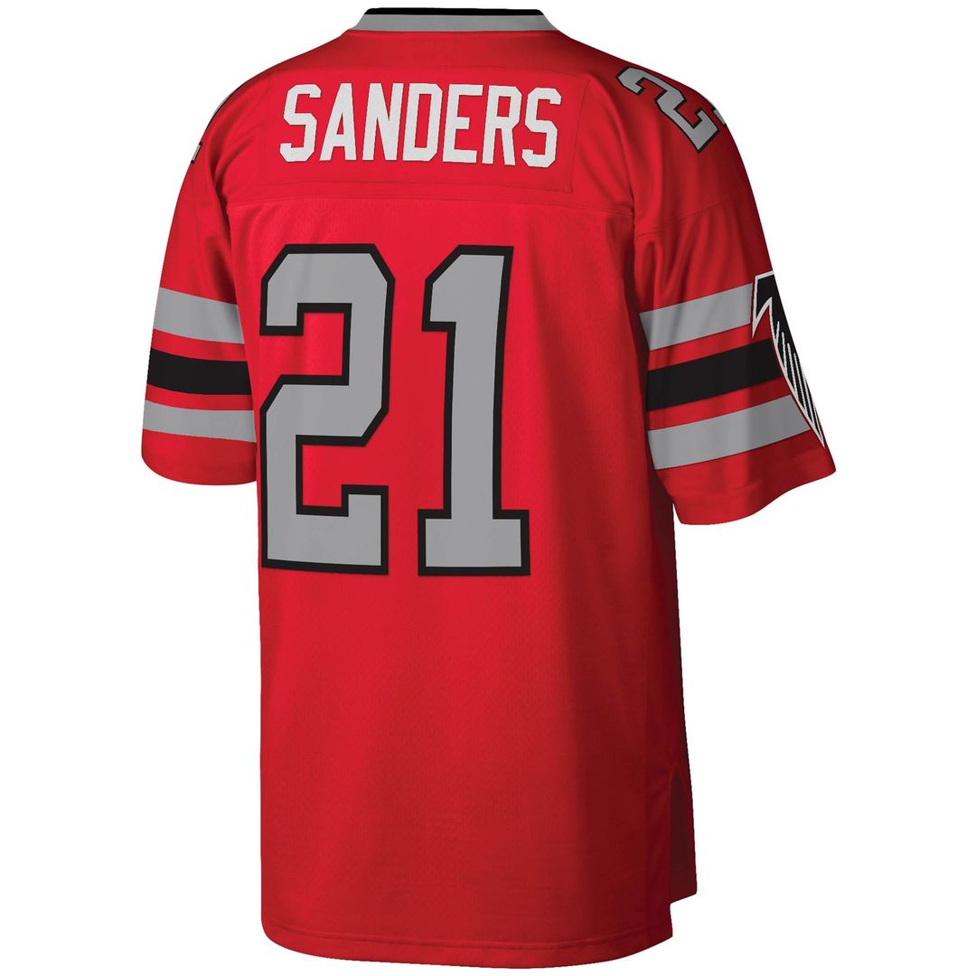 Atlanta Falcons Deion Sanders Red Legacy Replica Jersey | NFL Football Jersey