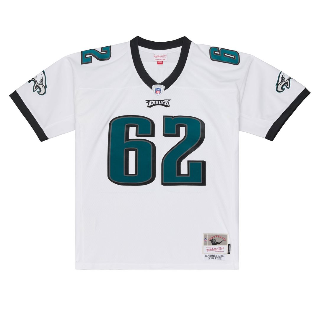 Philadelphia Eagles Jason Kelce White 2011 Legacy Replica Player Jersey | NFL Football Jersey