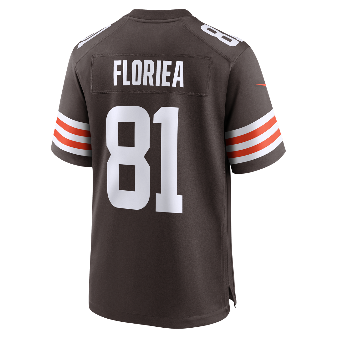 Cleveland Browns Luke Floriea Brown Team Game Jersey | NFL Football Jersey