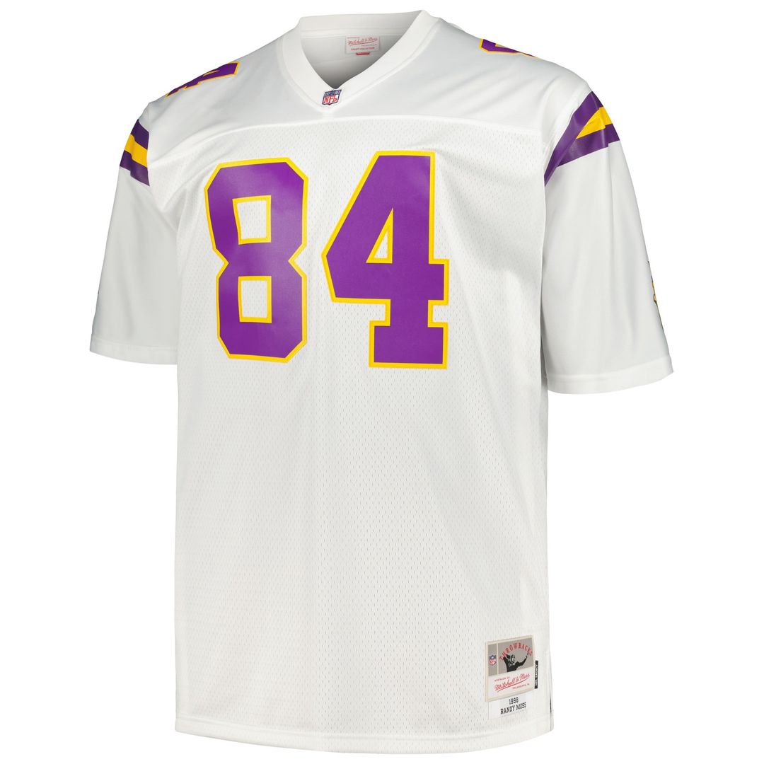 Minnesota Vikings Randy Moss Purple Big & Tall 1998 Retired Player Replica Jersey | NFL Football Jersey