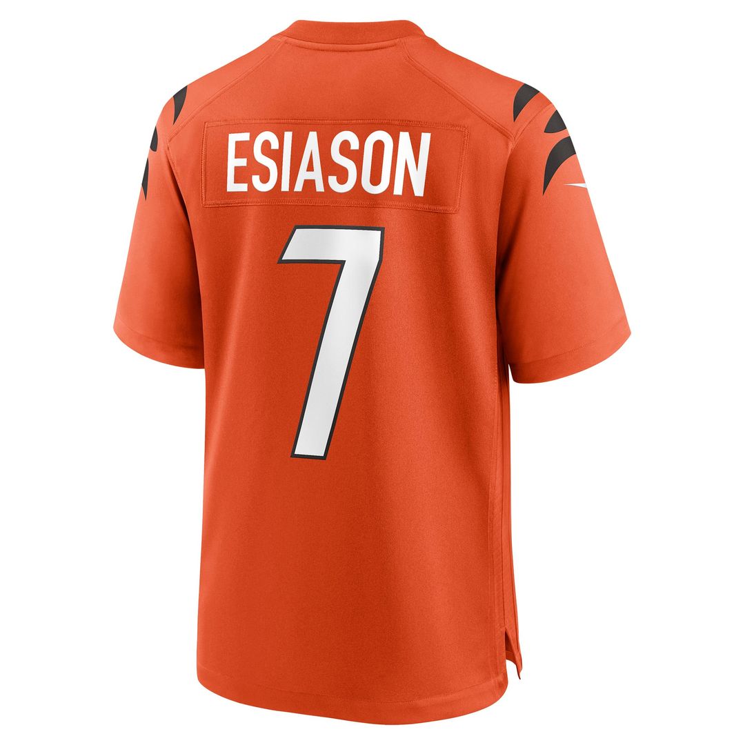 Cincinnati Bengals Boomer Esiason Orange Retired Player Alternate Game Jersey | NFL Football Jersey